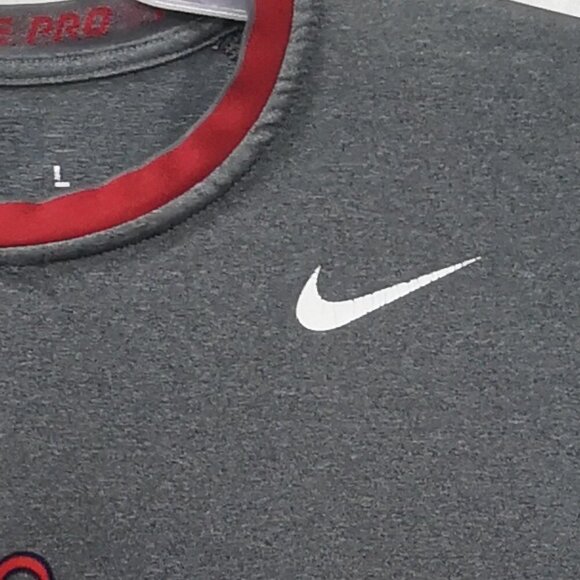 Nike Pro Genuine Merchandise Ladies Size Large Grey & Red Boston Red Sox T-shirt - Picture 14 of 14